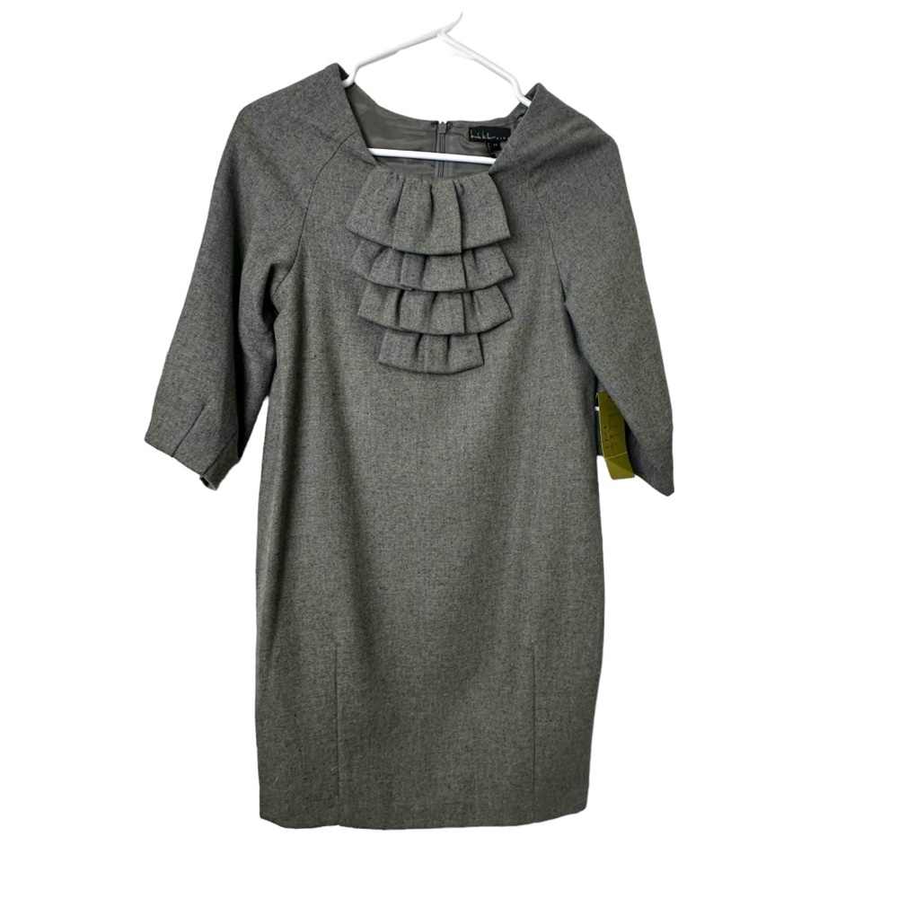 NWT! Nicole Miller Kids Wool Lined Sleeveless‎ Sheath Dress
Size 14 Girls